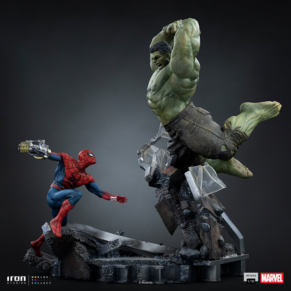 Pré-commande - Statue Spider-Man vs Hulk - Spider-Man: Brand New Day - Art Scale 1/10 - Iron Studios