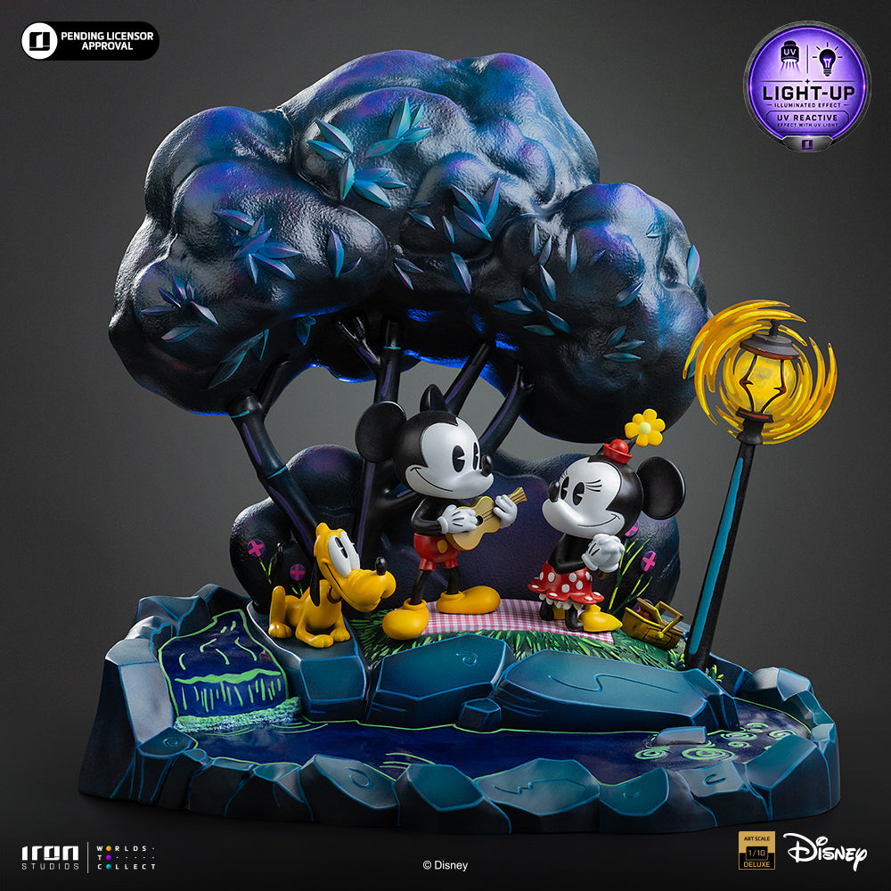 Pré-commande - Statue Mickey, Minnie and Pluto's Day at the Park - Disney Classics - Deluxe Art Scale 1/10