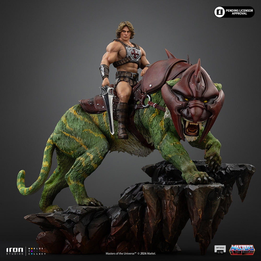 Pré-commande - Statue He-Man and Battle Cat - Masters of the Universe Movie - Deluxe Art Scale 1/10 - Iron Studios