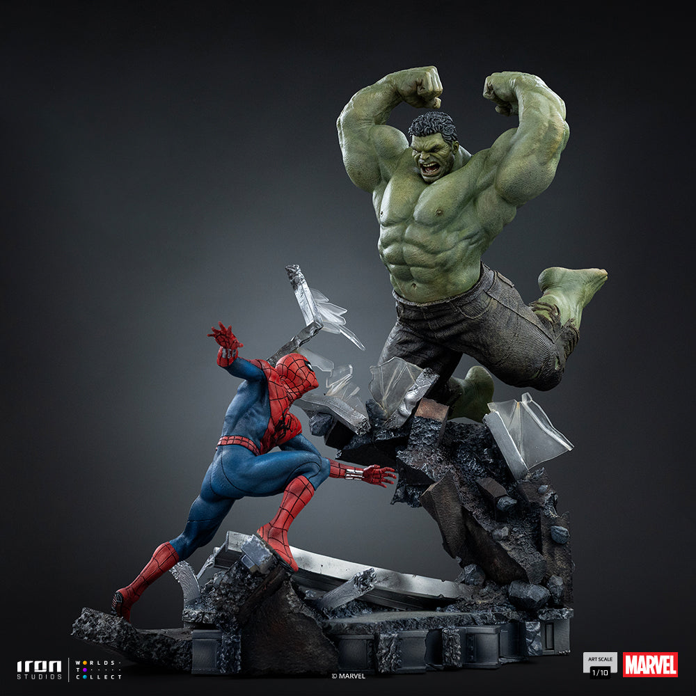 Pré-commande - Statue Spider-Man vs Hulk - Spider-Man: Brand New Day - Art Scale 1/10 - Iron Studios
