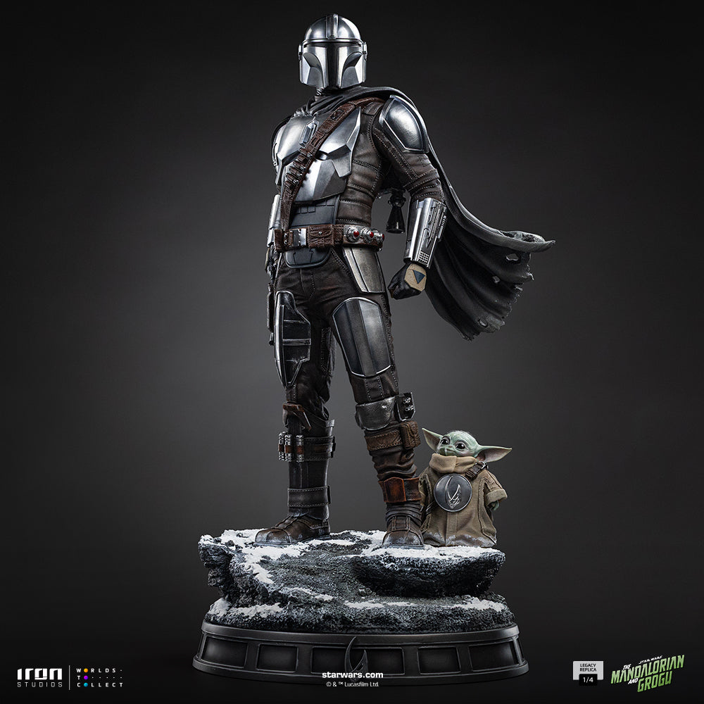 Pré-commande - Statue The Mandalorian and Grogu - The Mandalorian Movie - Legacy Replica 1/4