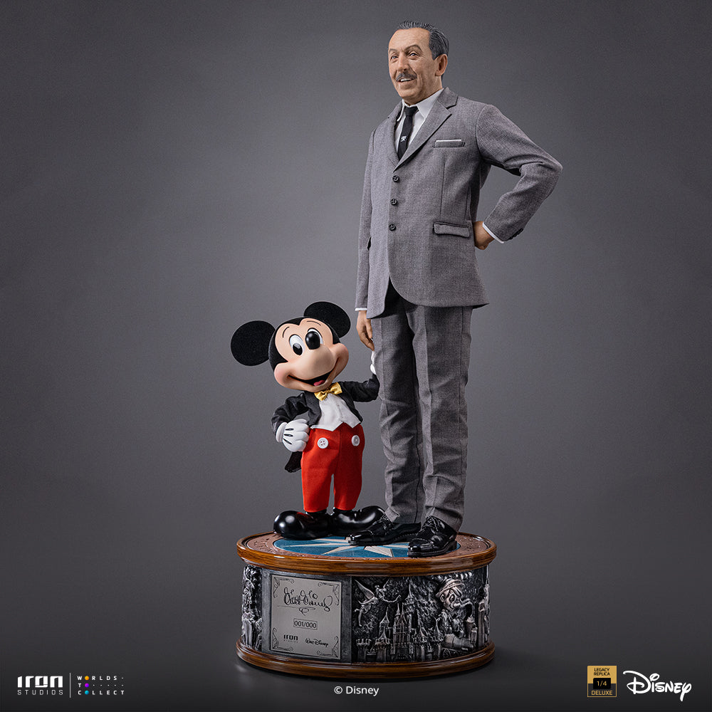 Pré-commande - Statue Walt Disney & Mickey Mouse - Disney Classics - Legacy Replica 1/4