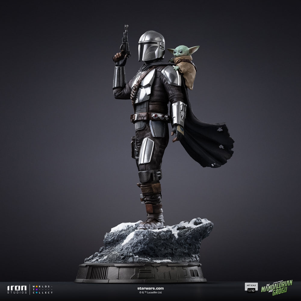 Pré-commande - Statue Mandalorian and Grogu - The Mandalorian and Grogu Movie - Art Scale 1/10 - Iron Studios