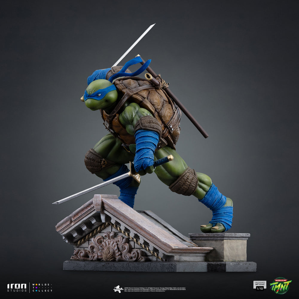 Pré-commande - Statue Leonardo Unleashed - Teenage Mutant Ninja Turtles - Art Scale 1/10 - Iron Studios