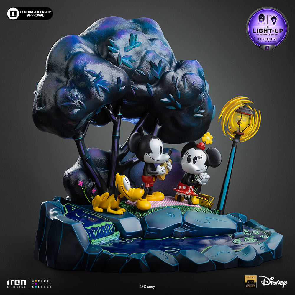 Pré-commande - Statue Mickey, Minnie and Pluto's Day at the Park - Disney Classics - Deluxe Art Scale 1/10