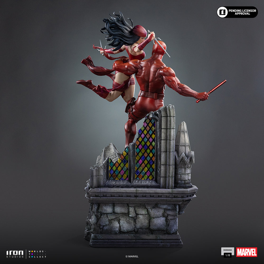 Pré-commande - Statue Daredevil and Elektra - Marvel Comics - Diorama 1/6 - Iron Studios