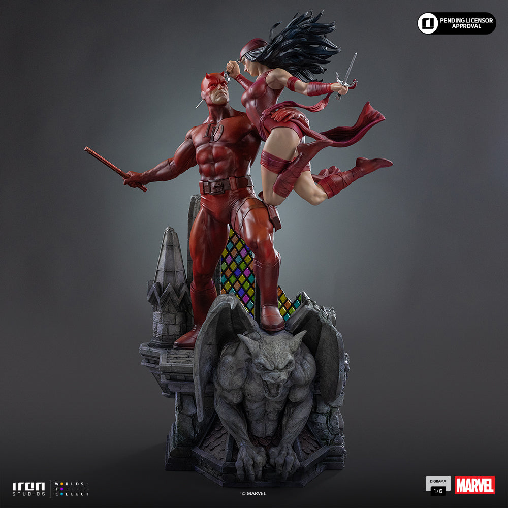 Pré-commande - Statue Daredevil and Elektra - Marvel Comics - Diorama 1/6 - Iron Studios