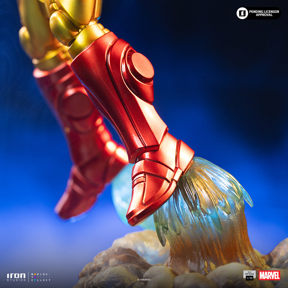 Pré-commande - Iron Man Deluxe - Infinity Gauntlet Diorama - BDS Art Scale 1/10 - Iron Studios