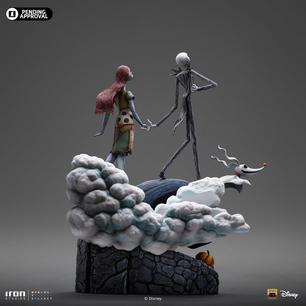Pré-commande - Statue Jack and Sally - Nightmare Before Christmas - Deluxe Art Scale 1/10 - Iron Studios