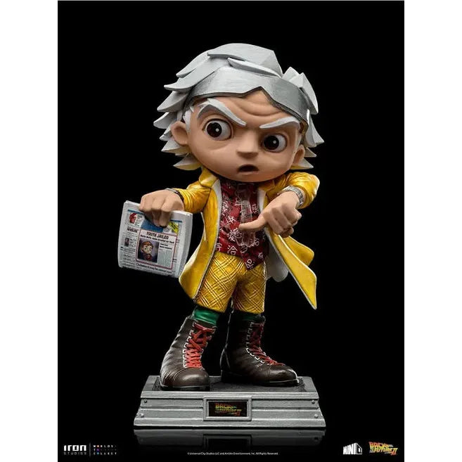 Statue Doc Brown - Back to the Future - Minico - Iron Studios
