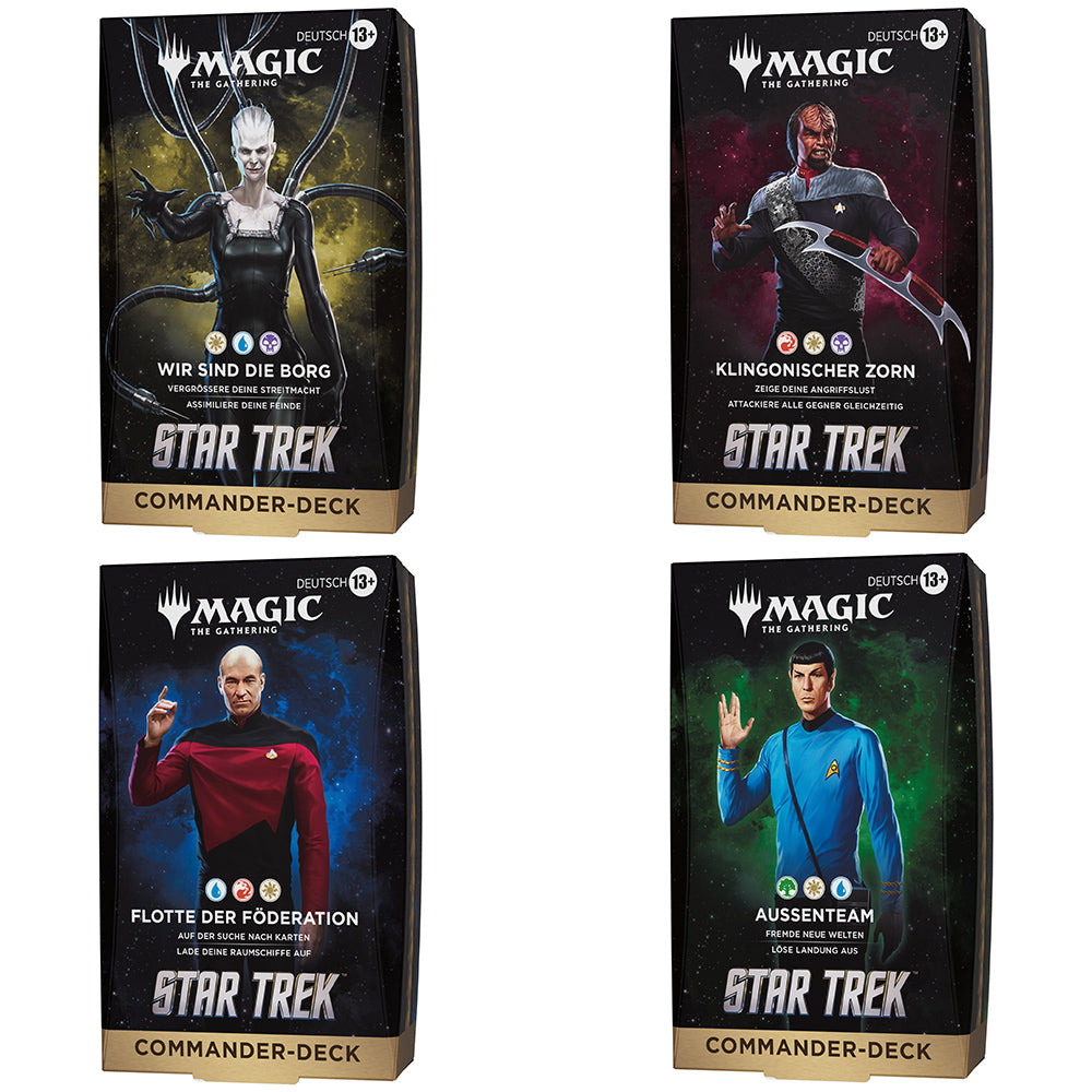 Précommande - Magic: The Gathering | Star Trek Commander Deckset - DE