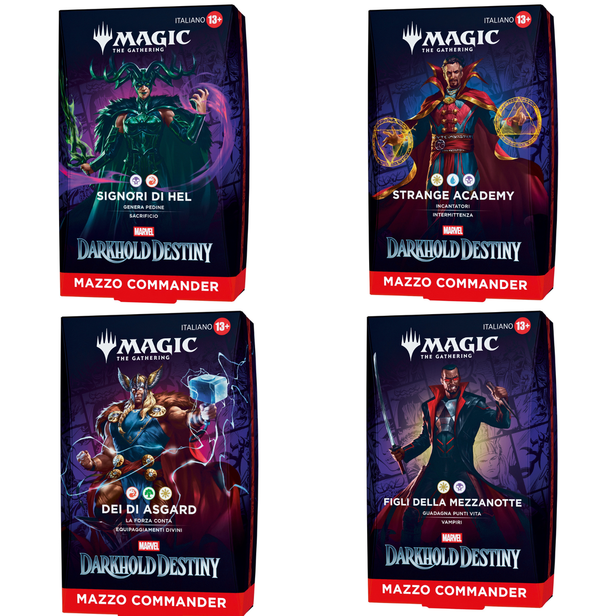 Précommande - Magic: The Gathering | Marvel: Darkhold Destiny Commander Deckset - IT