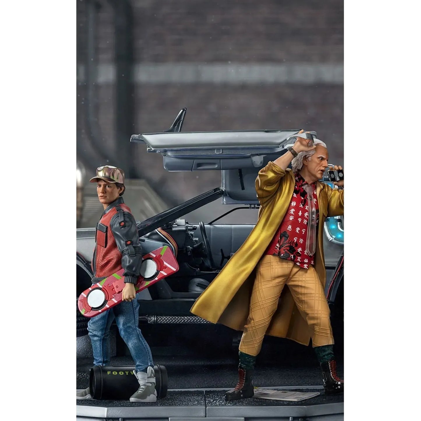 Delorean Full Set Deluxe - Back to the Future II - Art Scale 1/10 - Iron Studios