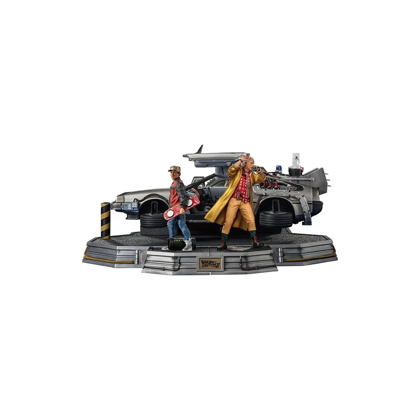Delorean Full Set Deluxe - Back to the Future II - Art Scale 1/10 - Iron Studios