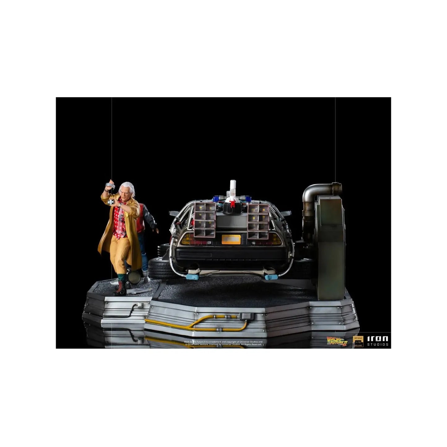Delorean Full Set Deluxe - Back to the Future II - Art Scale 1/10 - Iron Studios