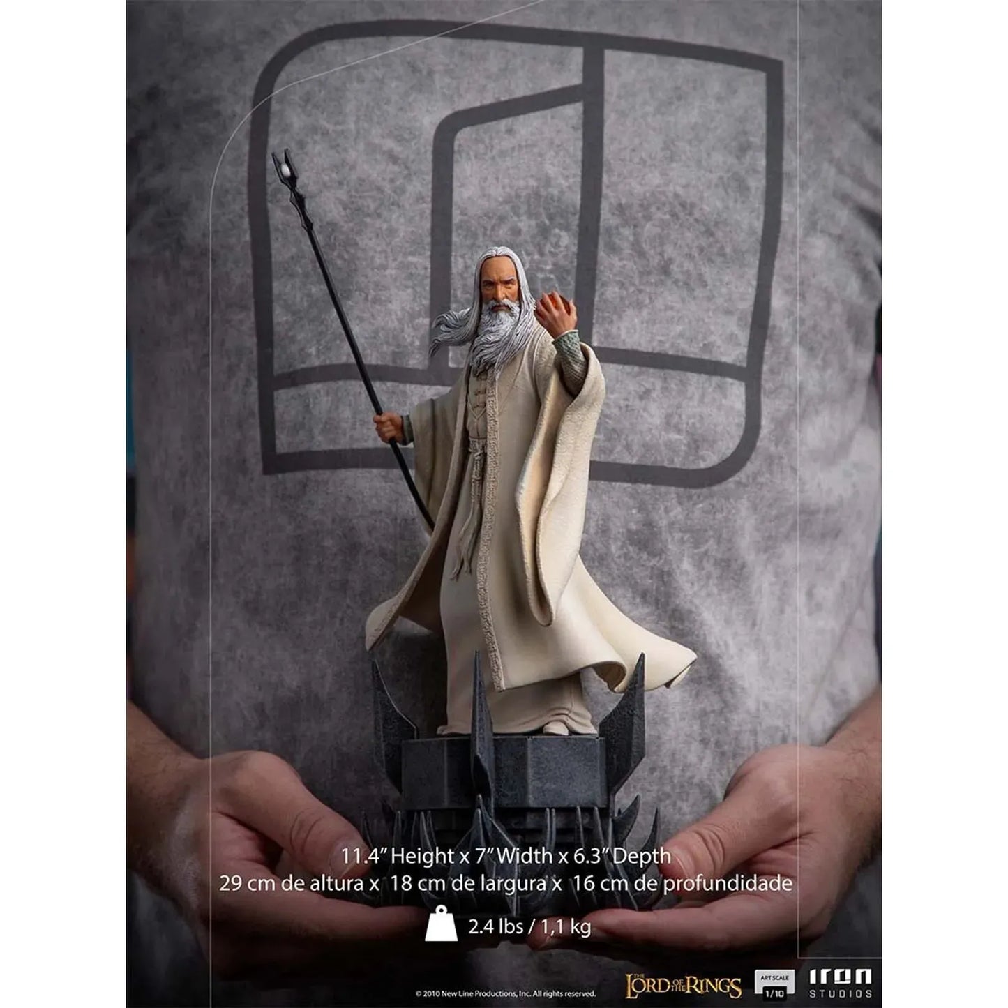 Statue Saruman - The Lord Of The Rings - BDS Art Scale 1/10 - Iron Studios