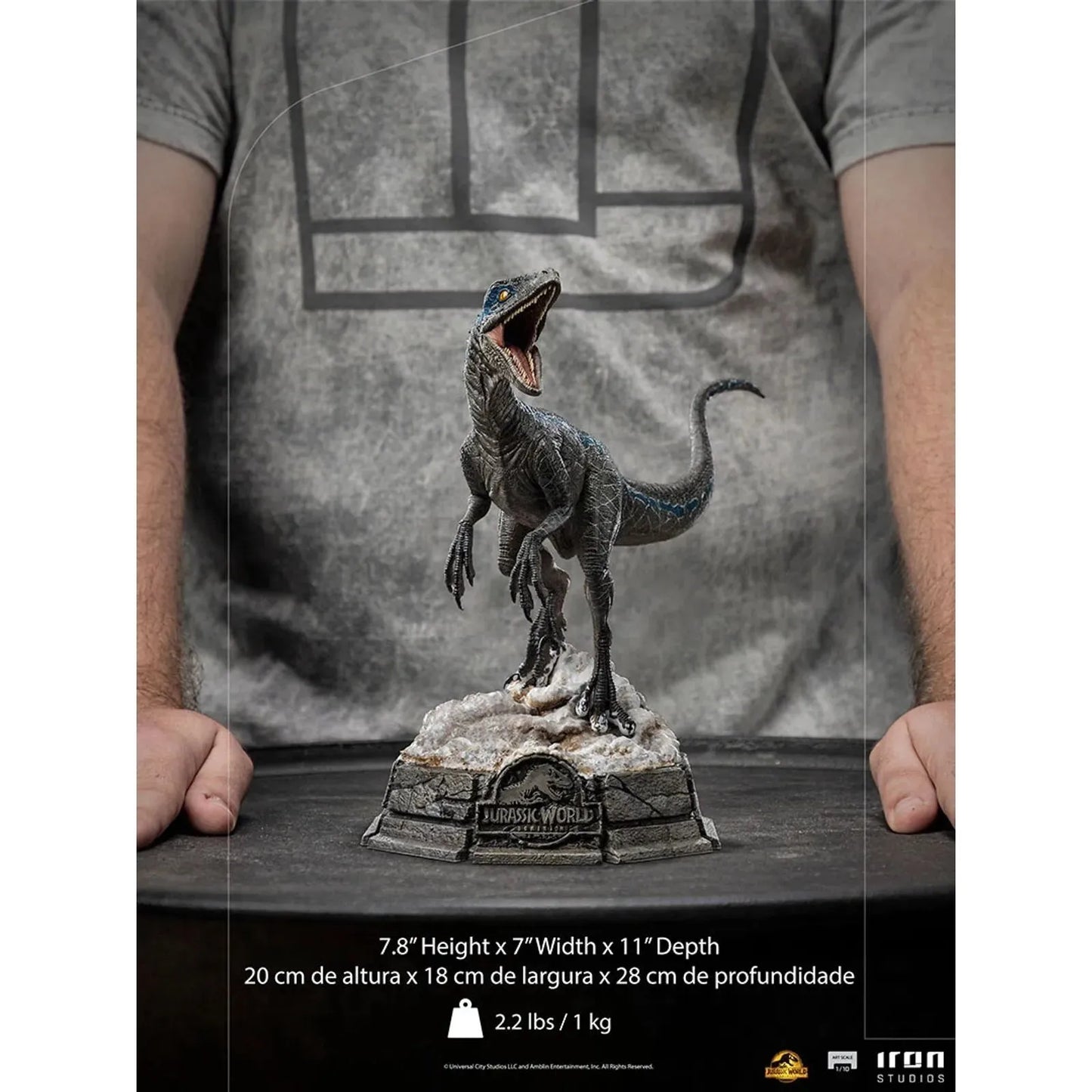 Statue Blue - Jurassic World: Dominion - Art Scale 1/10 - Iron Studios