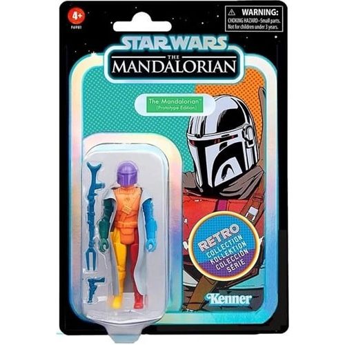 1 fig aleatoire - Star Wars The Mandalorian Retro Collection assortis 15x22,5cm