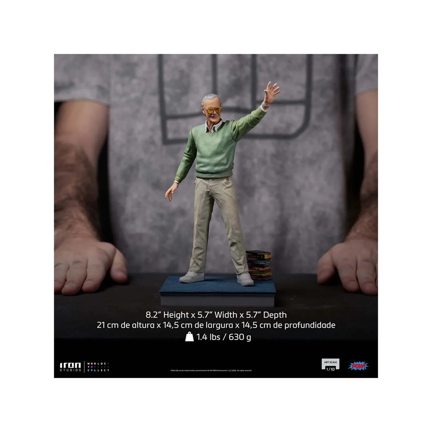 Statue Stan Lee Legendary Years - Pow - Art Scale 1/10 - Iron Studios