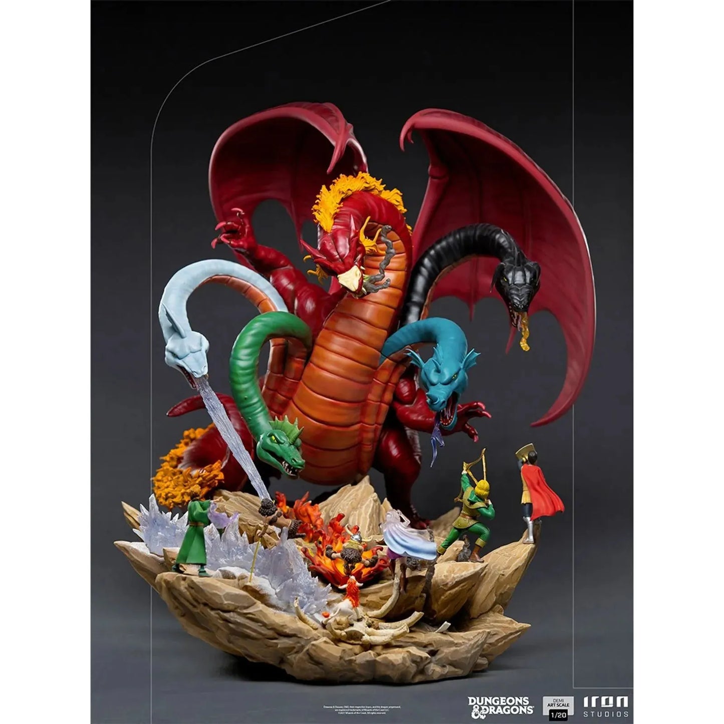Statue Tiamat Battle - Dungeons And Dragons - Demi Art 1/20 - Iron Studios