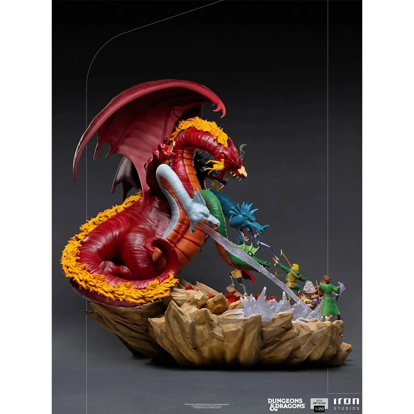 Statue Tiamat Battle - Dungeons And Dragons - Demi Art 1/20 - Iron Studios