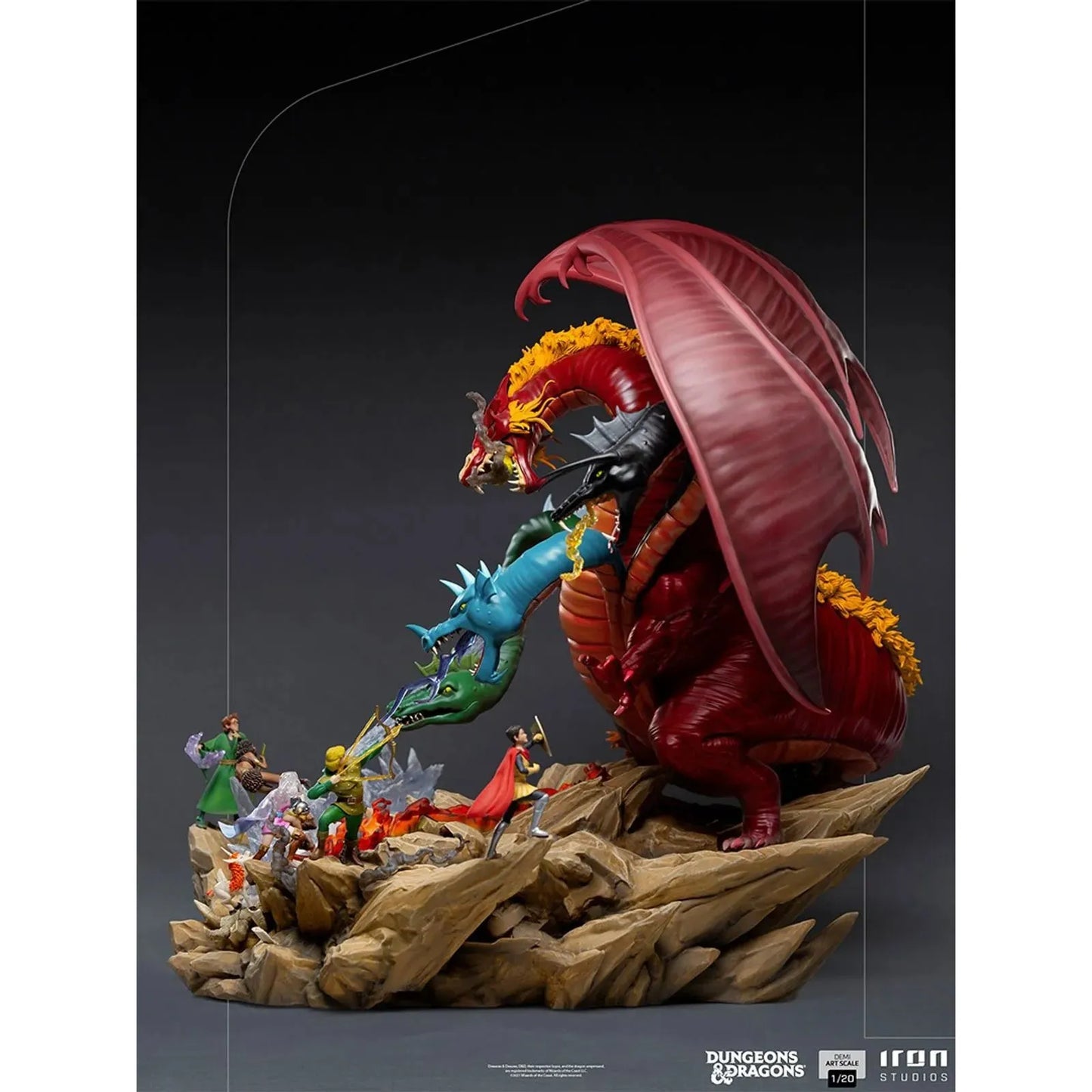 Statue Tiamat Battle - Dungeons And Dragons - Demi Art 1/20 - Iron Studios