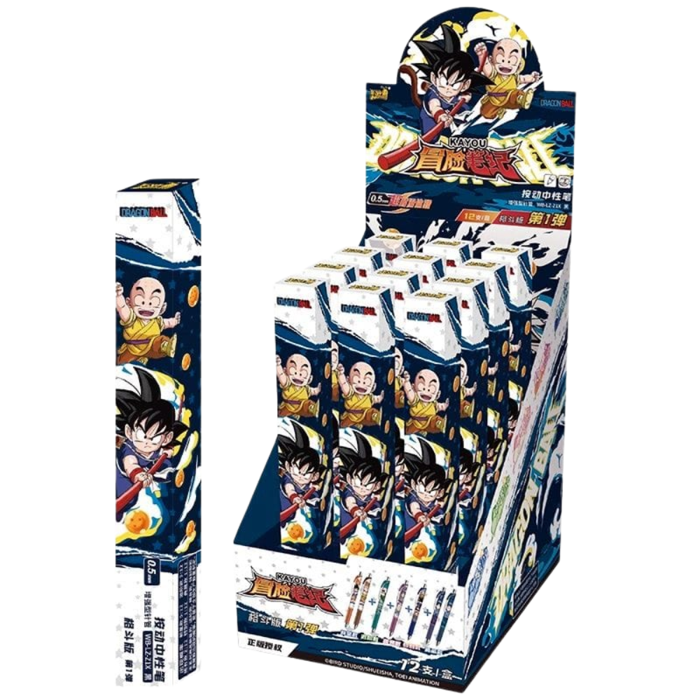 Display KAYOU 12 Stylos Dragon Ball licence officiel