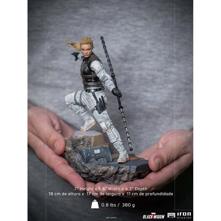 Black widow yelena 1/10 art statue