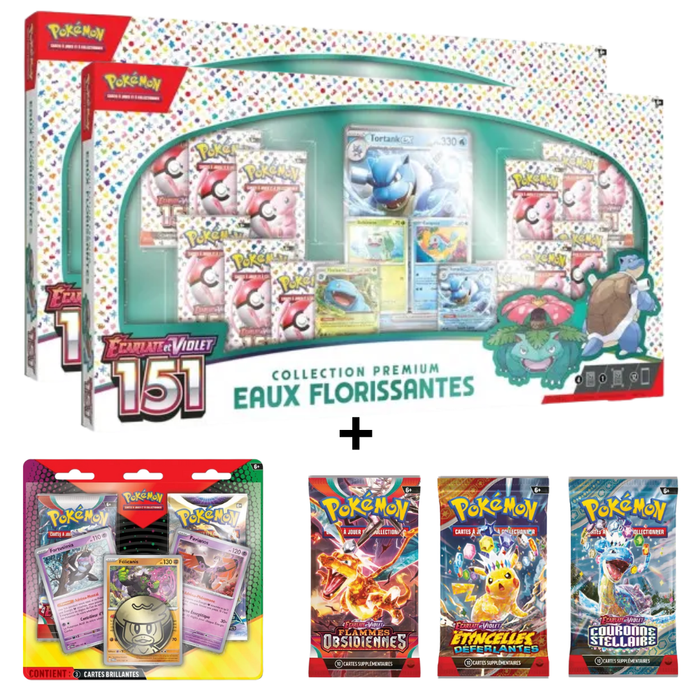 Bundle Pokémon Eaux Florissantes 151