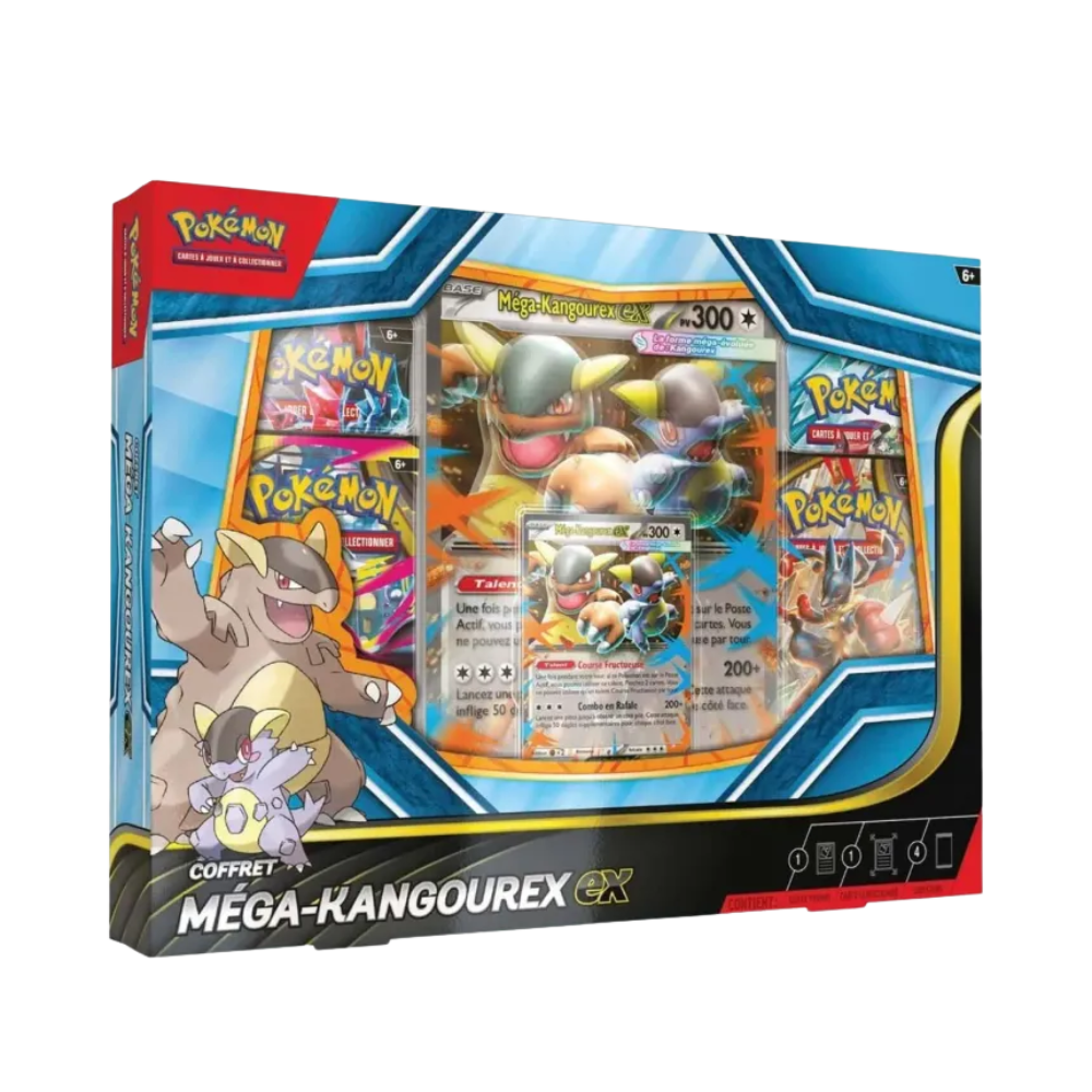 Coffret Pokémon Méga-Kangourex-ex - Français