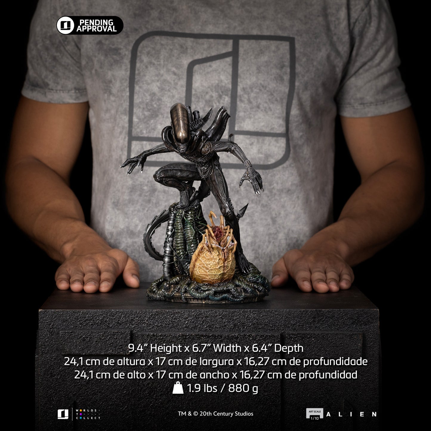 Alien Big Chap art scale 1/10