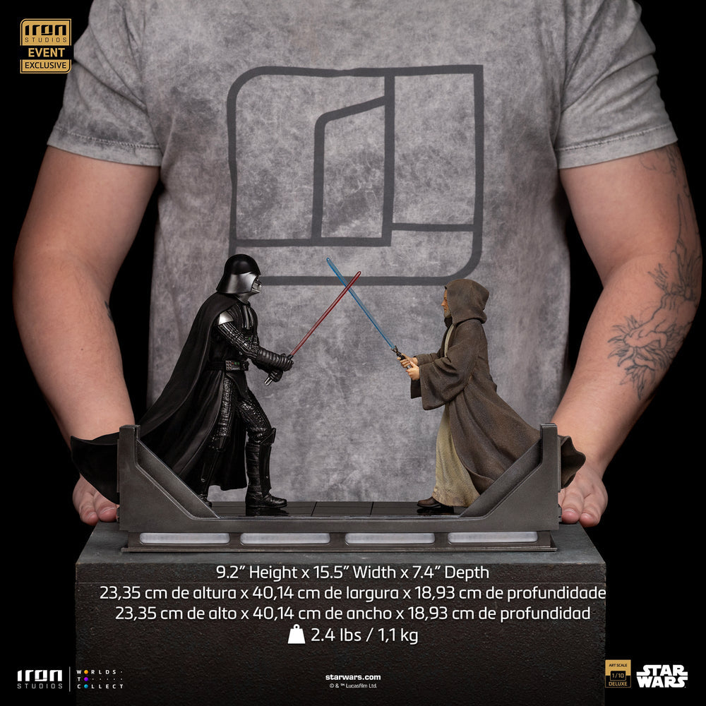 Darth Vader vs Obi-Wan Kenobi (CCXP Event Exclusive 2025) - Star Wars - Art Scale 1/10 - Iron Studios