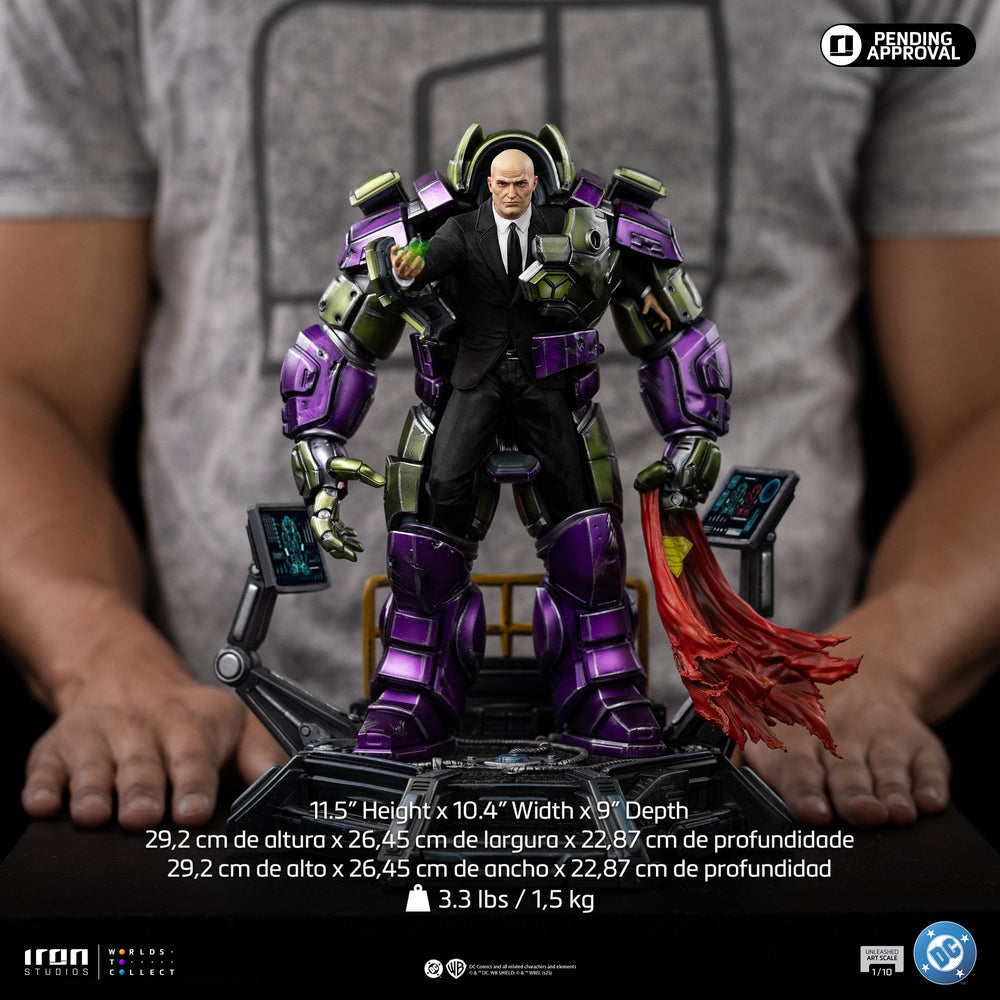 Pré-commande - Lex Luthor Unleashed - DC Comics - Deluxe Art Scale 1/10 - Iron Studios