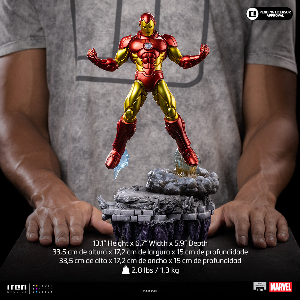 Pré-commande - Iron Man Deluxe - Infinity Gauntlet Diorama - BDS Art Scale 1/10 - Iron Studios