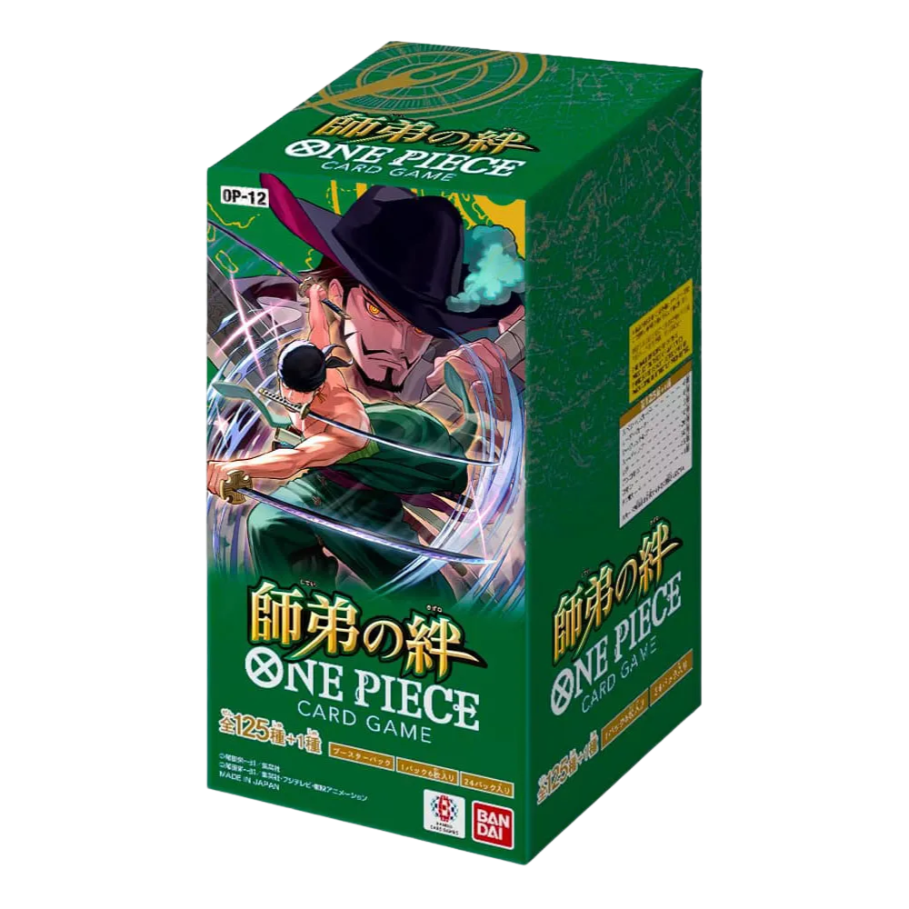 One Piece CG - Case de 12 boîtes de 24 Boosters - OP12 Legacy of the Master Japonais