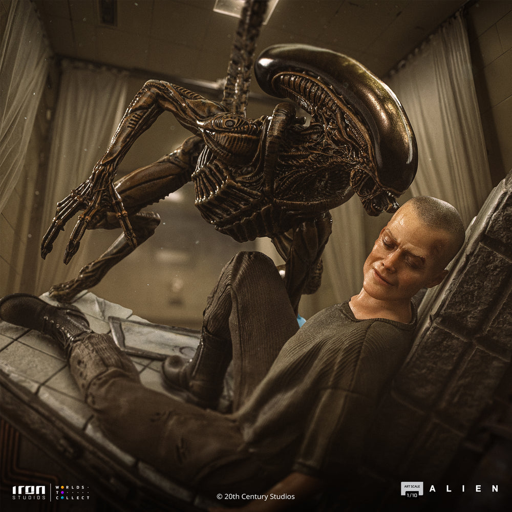 Pré-commande - Statue Ellen Ripley and Dog Alien - Alien 3 - Art Scale 1/10 - Iron Studios