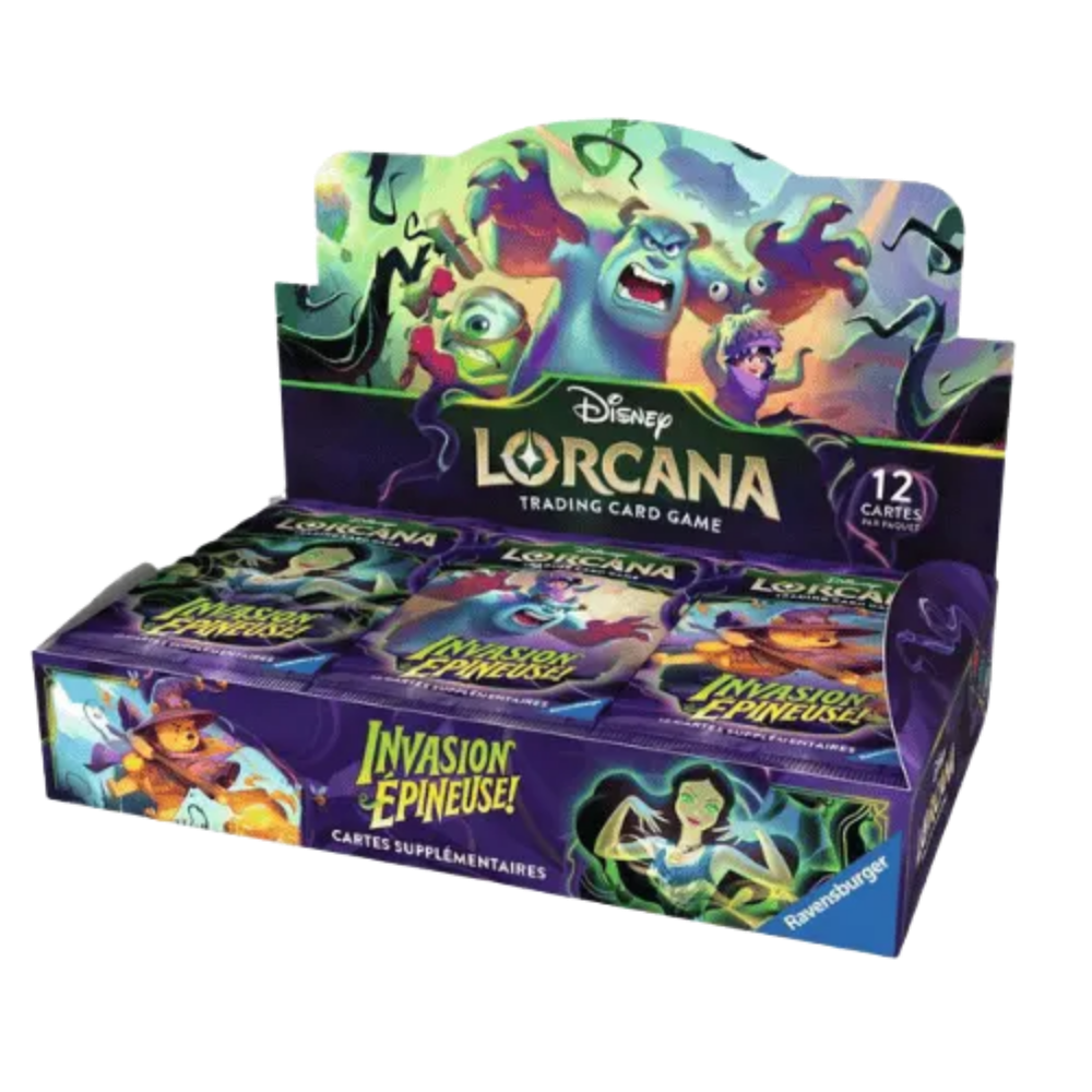 Disney Lorcana - Boîte de 24 Boosters S13 Invasion Epineuse