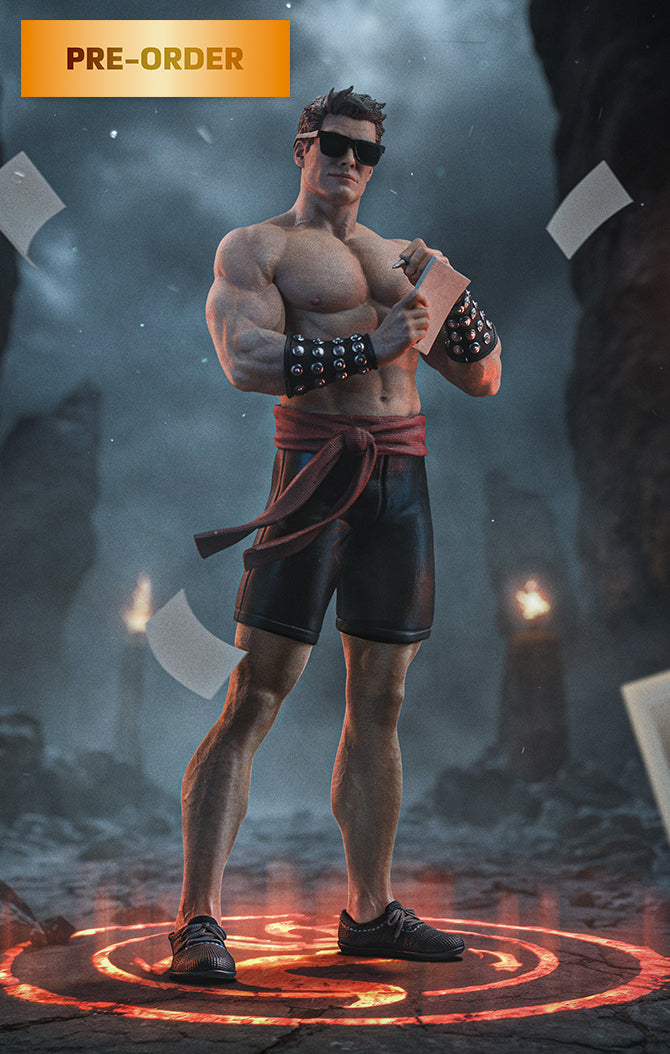 Pré-commande - Statue Johnny Cage - Mortal Kombat - Art Scale 1/10 - Iron Studios