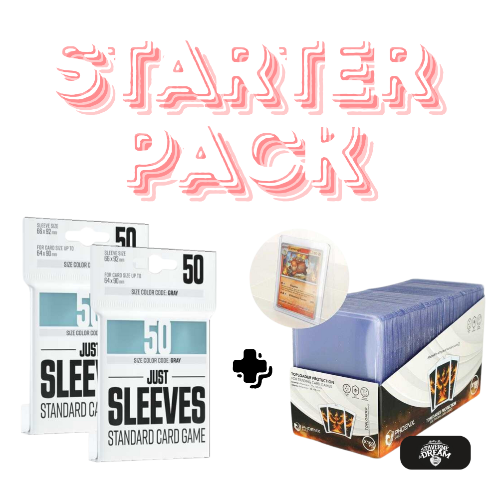 Starter Pack - x100 Sleeves + x100 Toploader