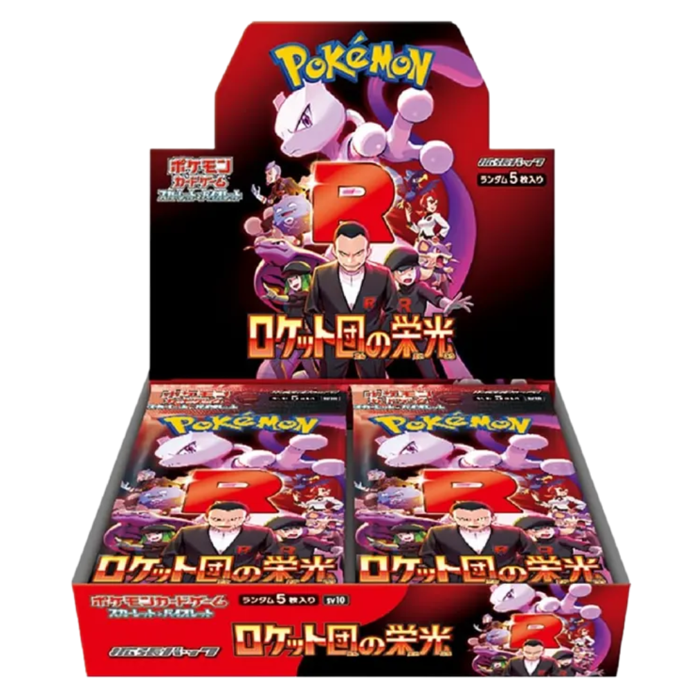 Boite de 30 boosters Pokémon The Glory of Team Rocket SV10 - Japonais