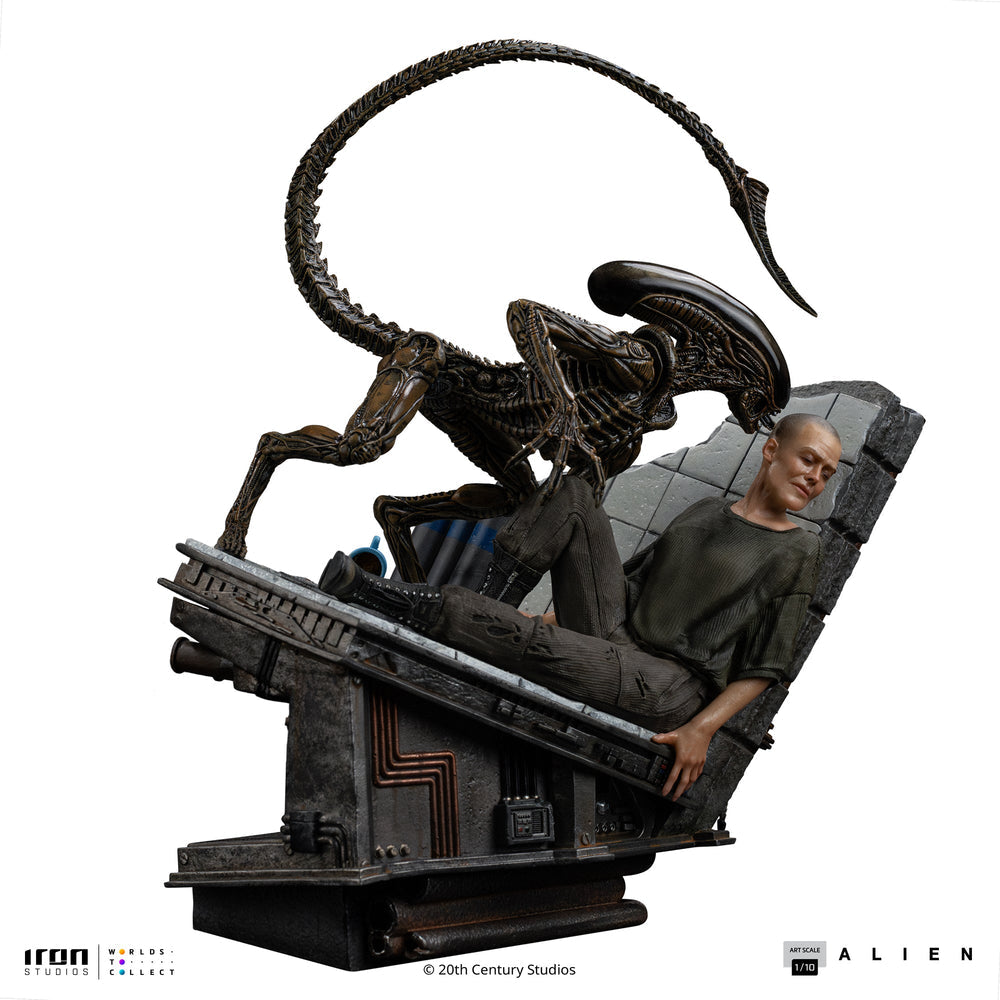 Pré-commande - Statue Ellen Ripley and Dog Alien - Alien 3 - Art Scale 1/10 - Iron Studios