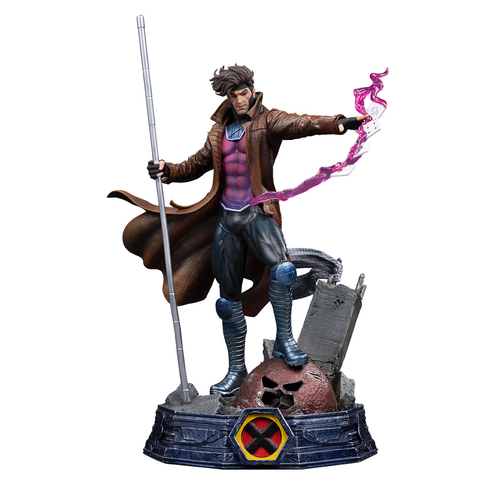 Pré-commande - Statue Gambit Unleashed - X-Men - Art Scale 1/10 - Iron Studios