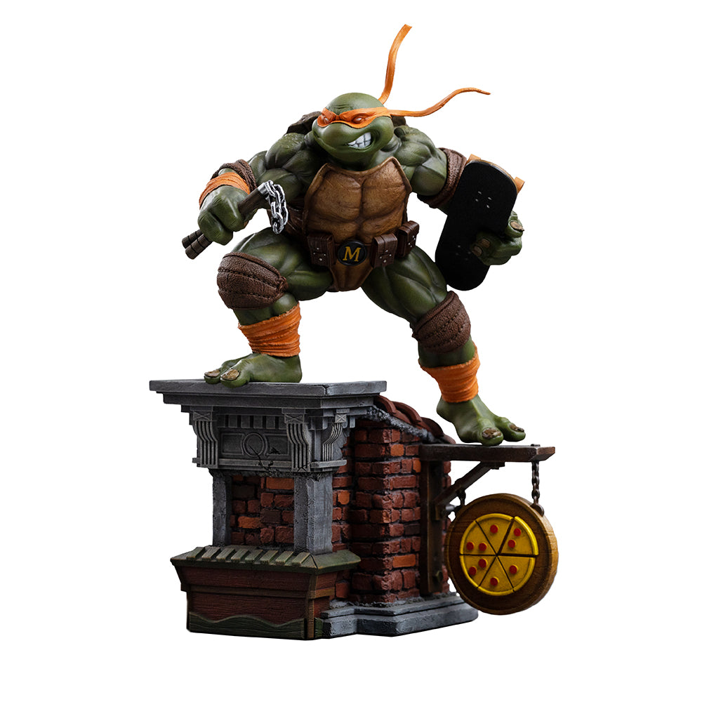 Pré-commande - Statue Michelangelo Unleashed - Teenage Mutant Ninja Turtles - Art Scale 1/10 - Iron Studios