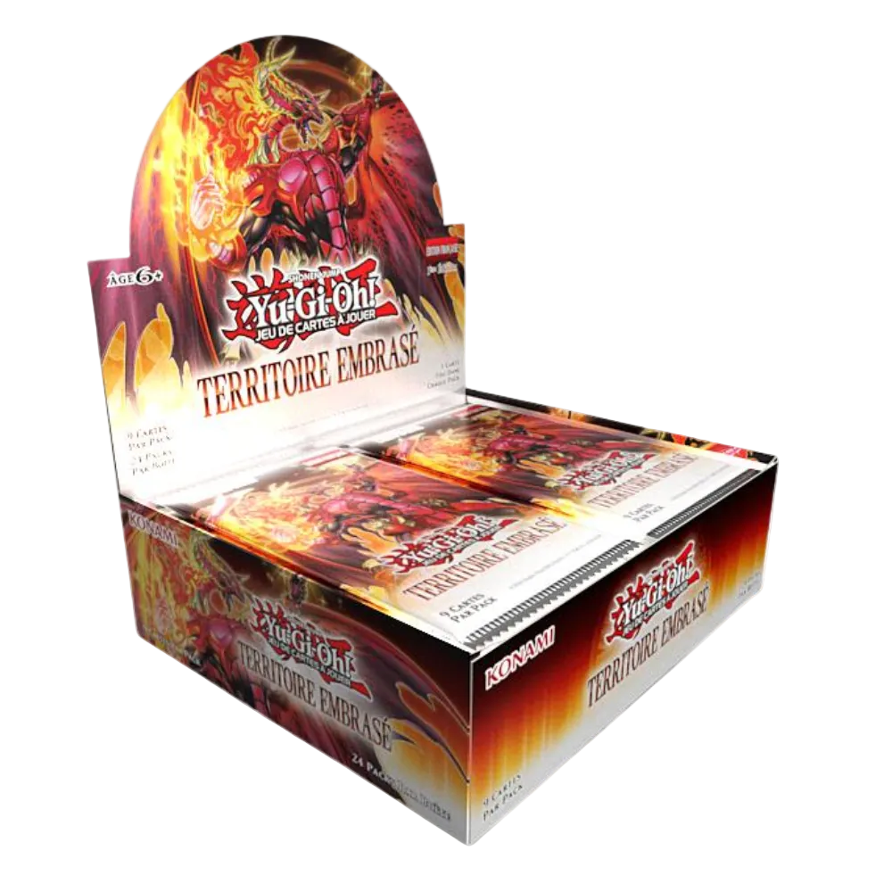Boite de 24 boosters Yu-Gi-Oh! - Territoire Embrasé - Français