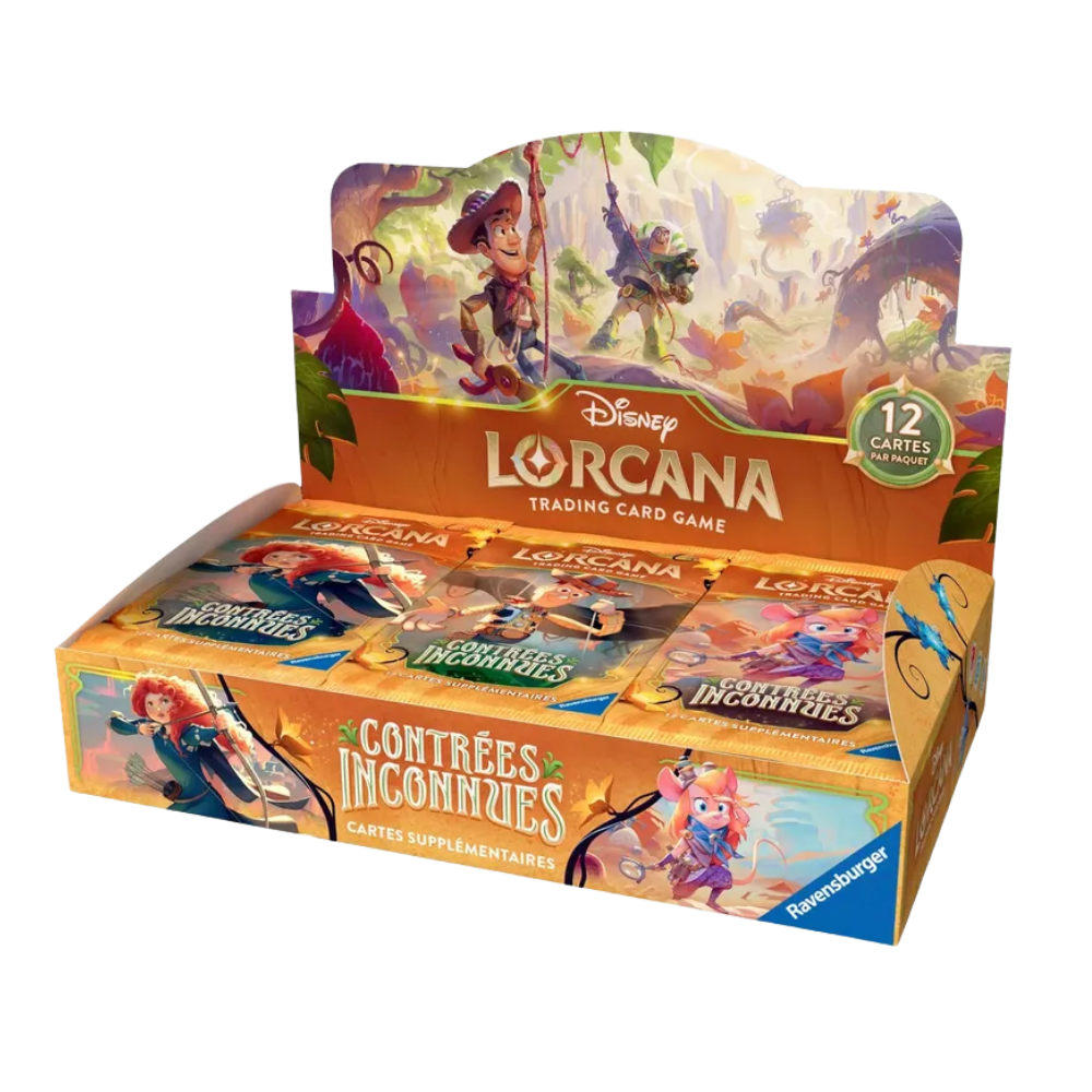 Disney Lorcana - Boîte de 24 Boosters S12 Contrées Inconnues