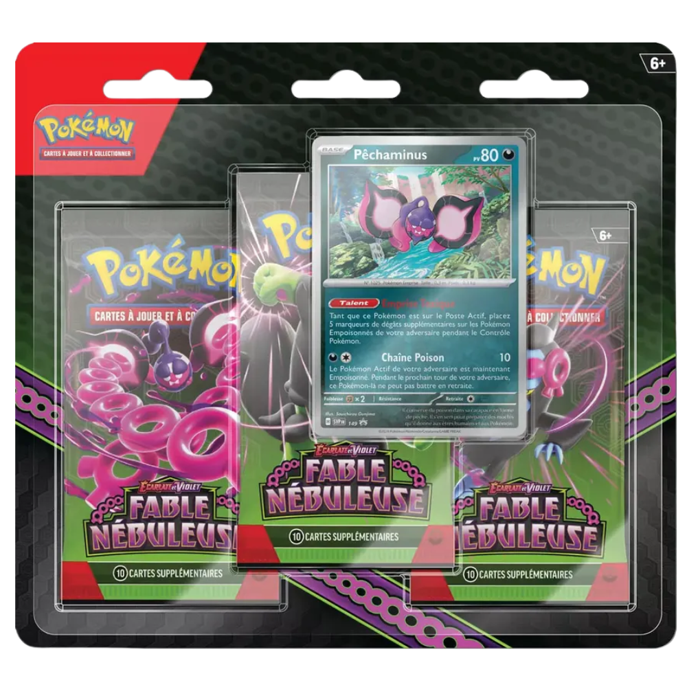 Tripack Pokémon EV6.5 Fable Nébuleuse