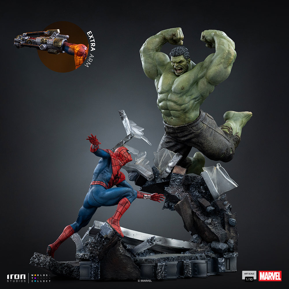 Pré-commande - Statue Spider-Man vs Hulk - Spider-Man: Brand New Day - Art Scale 1/10 - Iron Studios