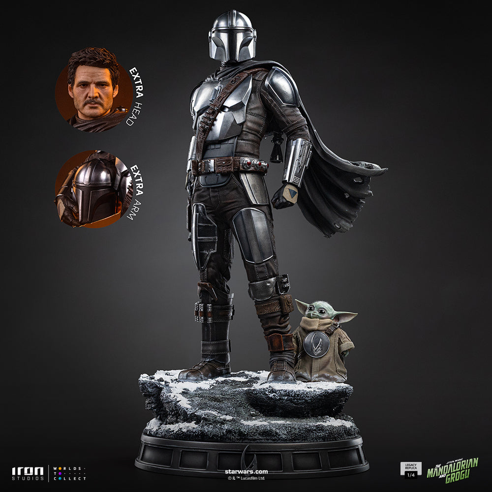 Pré-commande - Statue The Mandalorian and Grogu - The Mandalorian Movie - Legacy Replica 1/4