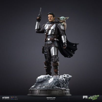 Pré-commande - Statue Mandalorian and Grogu - The Mandalorian and Grogu Movie - Art Scale 1/10 - Iron Studios