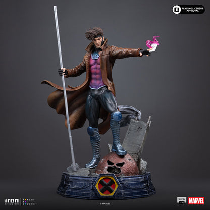 Pré-commande - Statue Gambit Unleashed - X-Men - Art Scale 1/10 - Iron Studios